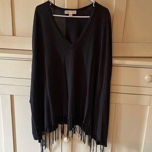 Michael Kors Fringed Poncho